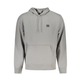 Pull en polyester recyclé gris Calvin Klein pour homme