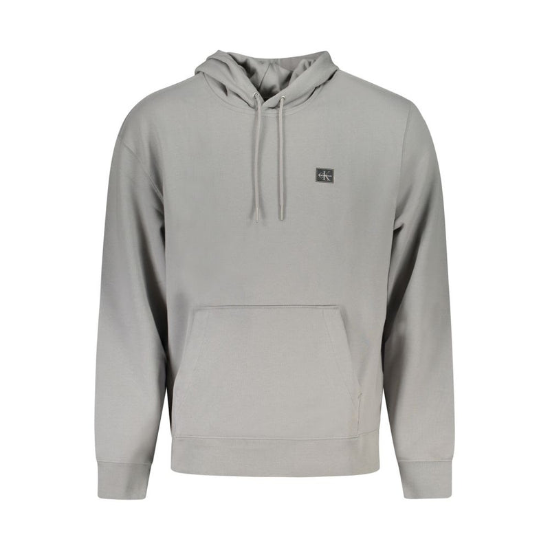 Calvin Klein grijze herensweater van gerecycled polyester