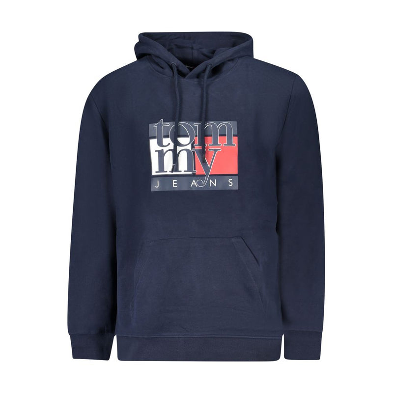 Tommy Hilfiger blauwe katoenen heren trui