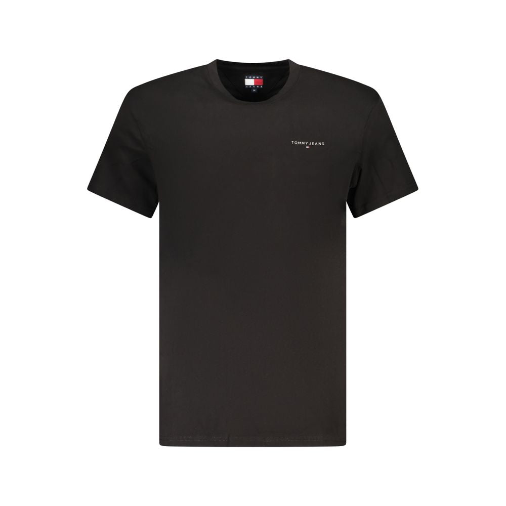 T-shirt homme en coton noir Tommy Hilfiger