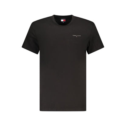 T-shirt homme en coton noir Tommy Hilfiger