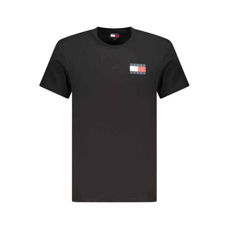 T-shirt homme en coton noir Tommy Hilfiger