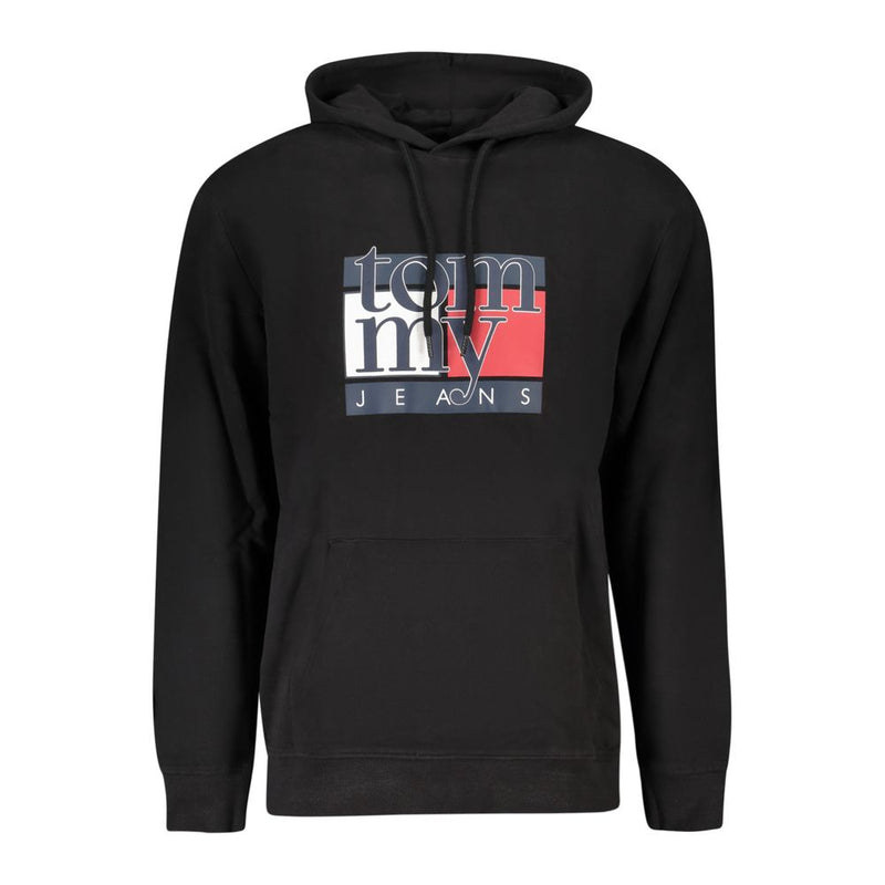 Pull en coton noir pour homme Tommy Hilfiger