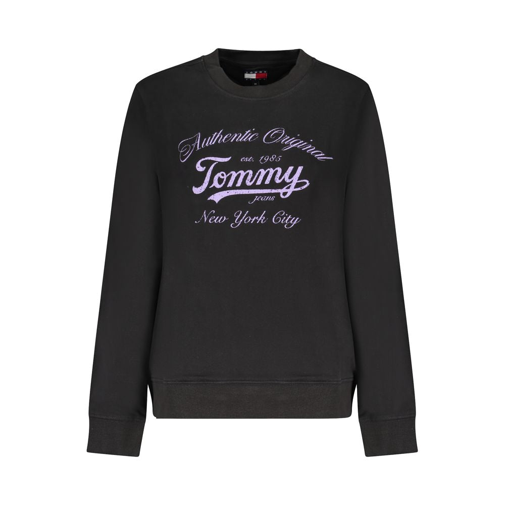 Tommy Hilfiger Black Cotton Women Sweater - Éco-Responsable et Chic