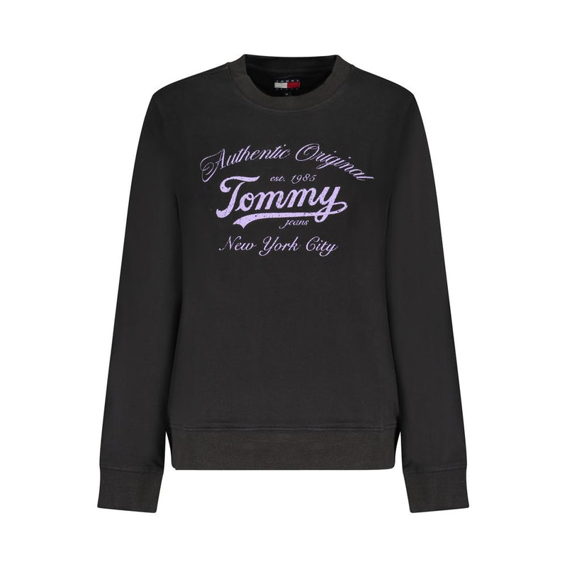 Tommy Hilfiger Black Cotton Women Sweater - Éco-Responsable et Chic