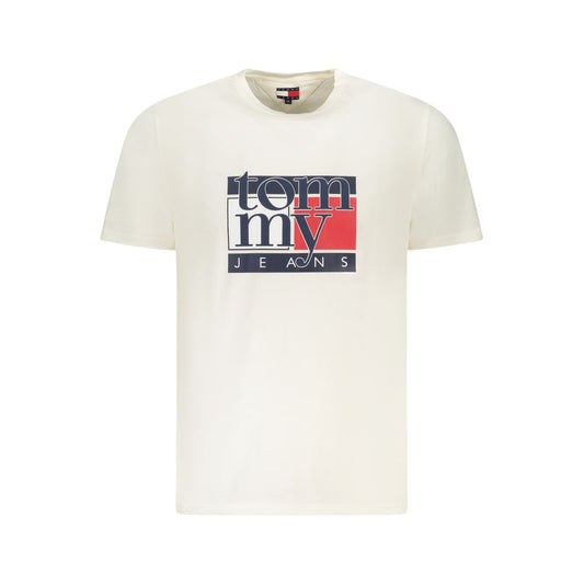 Tommy Hilfiger wit katoenen heren T-shirt