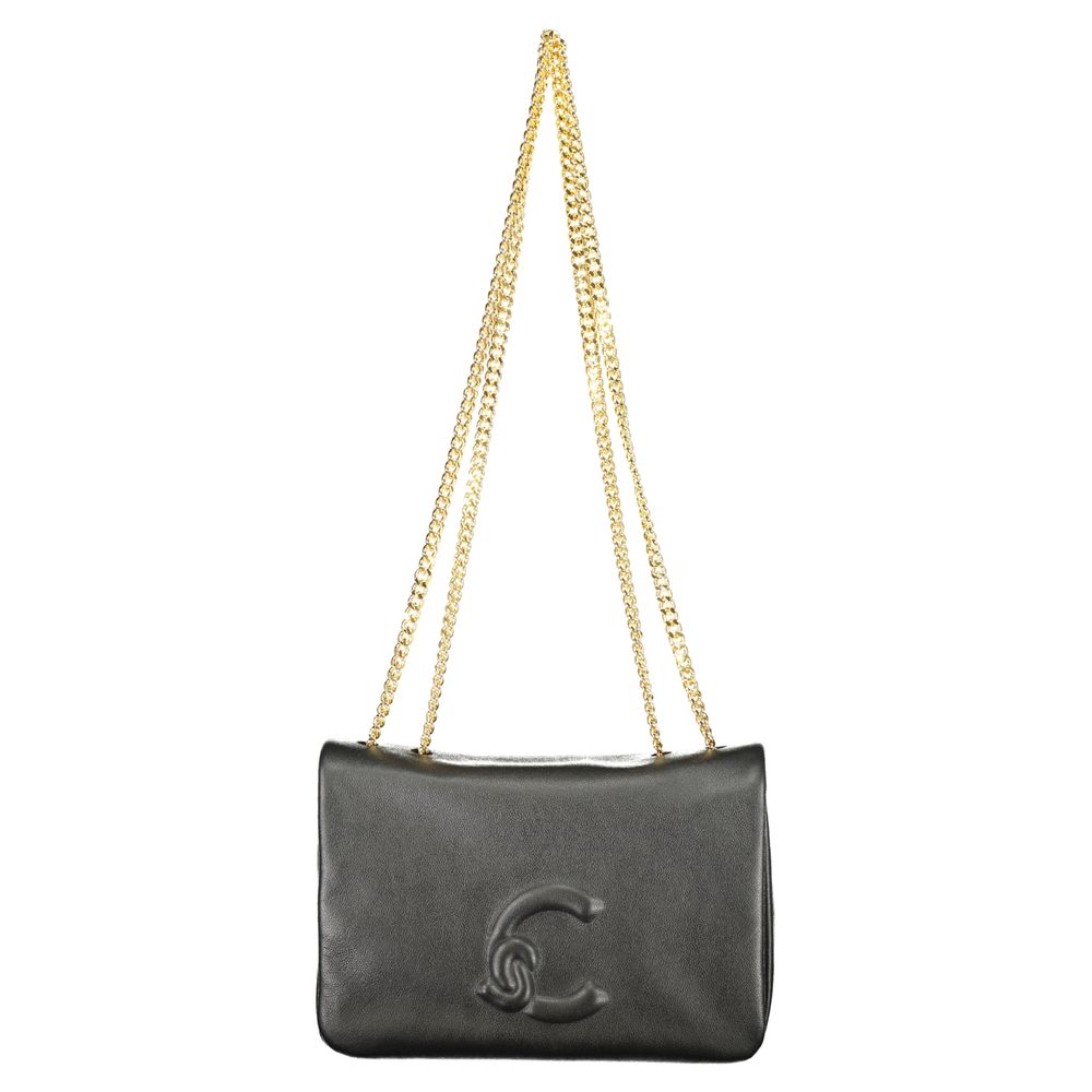 Coccinelle Dulse Black Leather Handbag for Women