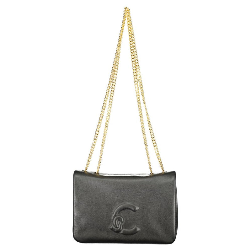 Coccinelle Dulse Sac à main en cuir noir pour femmes
