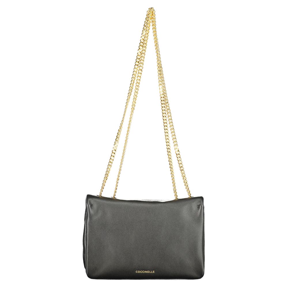 Coccinelle Dulse Black Leather Handbag for Women