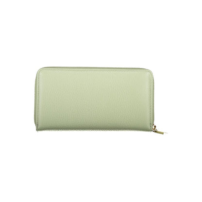 Coccinelle Groene Leren Dames Portemonnee
