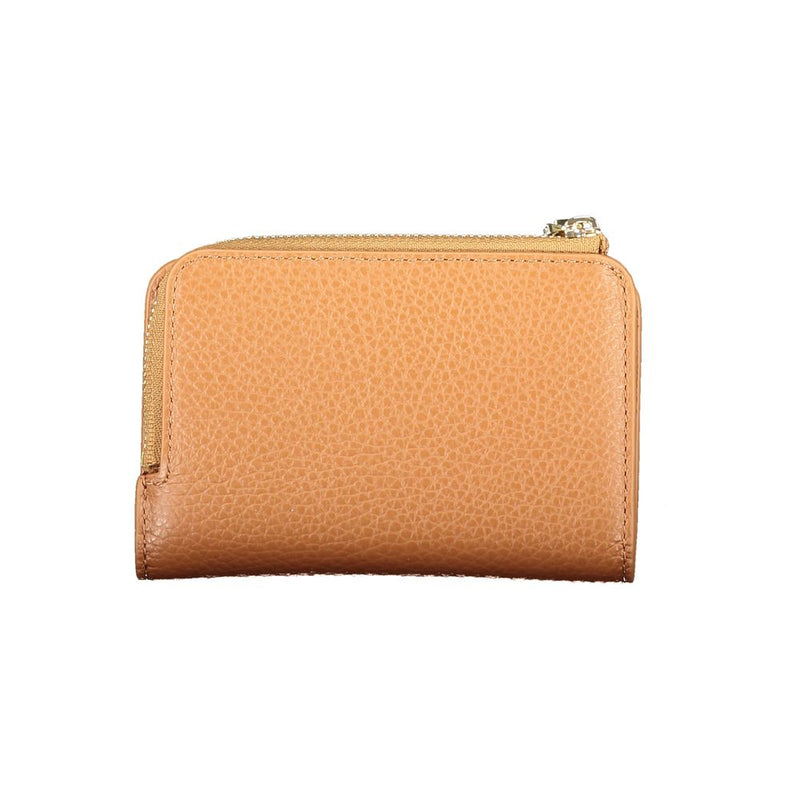 Coccinelle Brown Leather Wallet - Élégance et Fonctionnalité