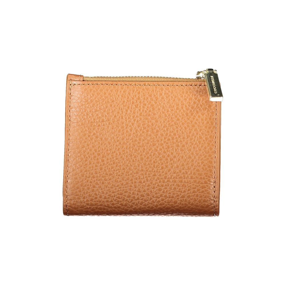 Coccinelle Brown Leather Women Wallet - Elegant & Functional