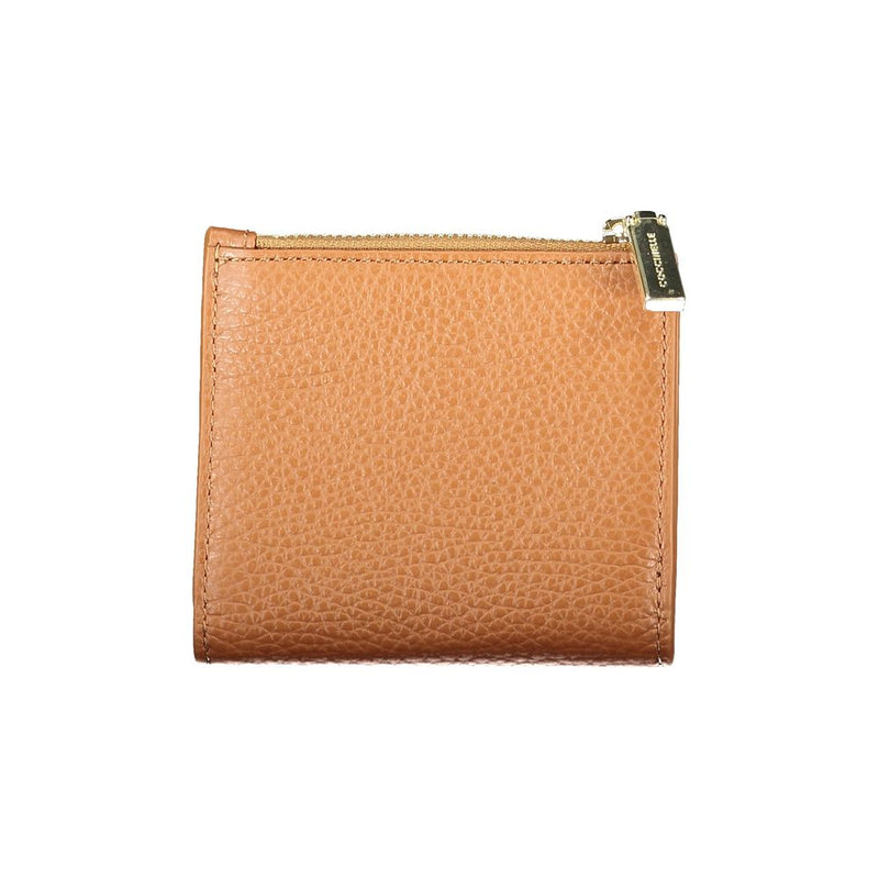 Coccinelle Brown Leather Women Wallet - Elegant & Functional