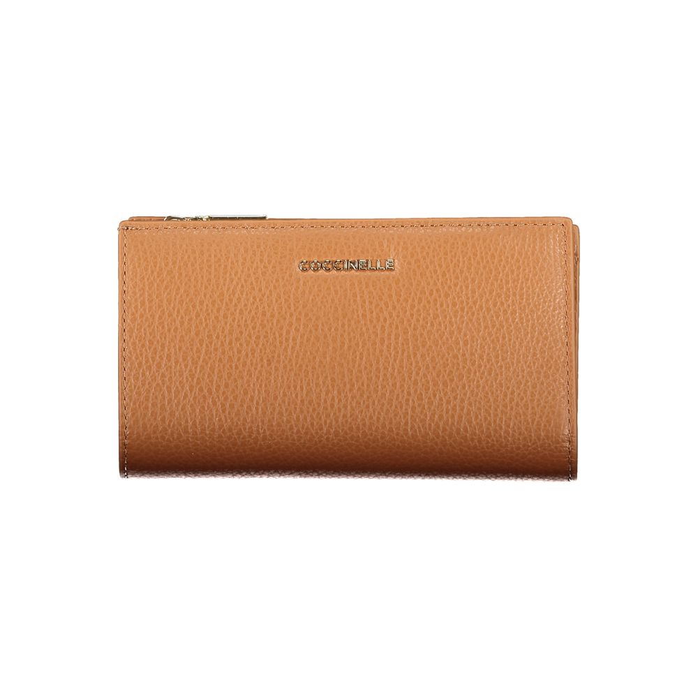 Coccinelle Bruine Leren Dames Portemonnee
