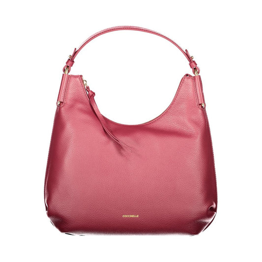 Coccinelle Paarse Leren Dames Handtas