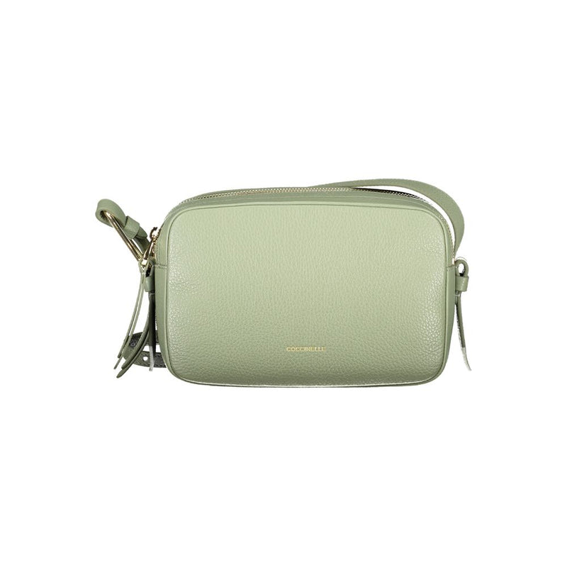 Coccinelle Malory Sac à Main en Cuir Vert pour Femme