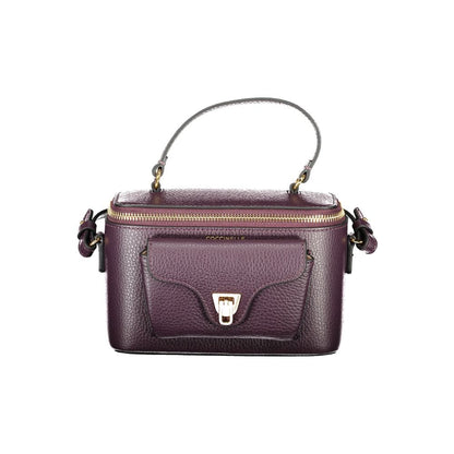 Coccinelle Paarse Leren Dames Handtas