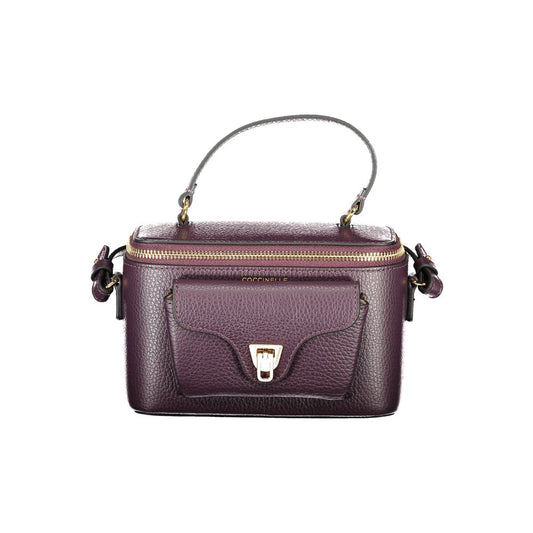 Sac à main Coccinelle en cuir violet pour femme