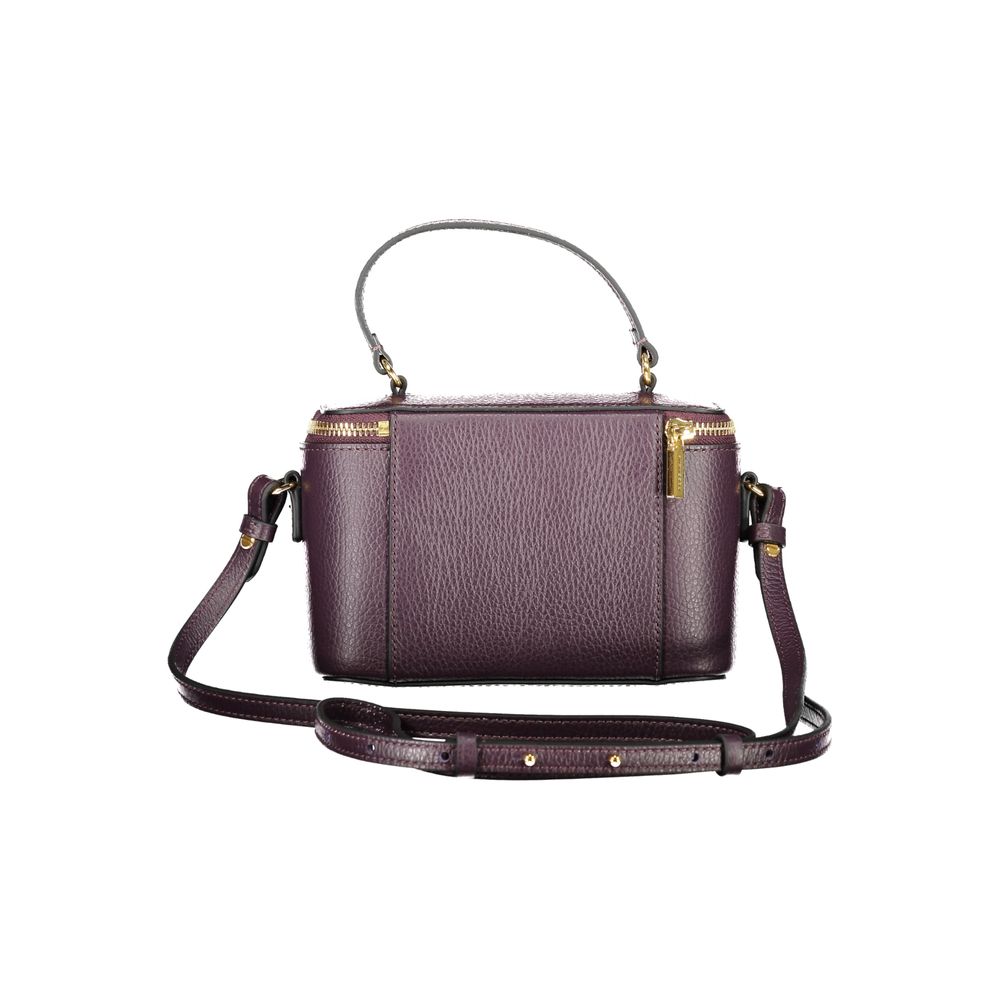 Coccinelle Paarse Leren Dames Handtas