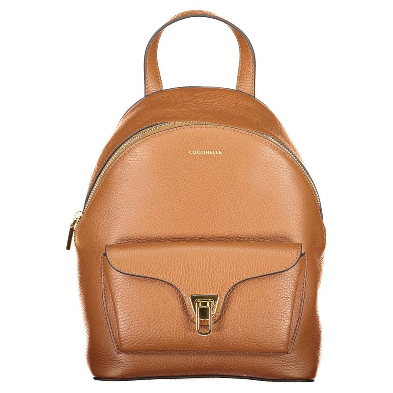 Coccinelle Beat Generation Marrone Leather Women Backpack