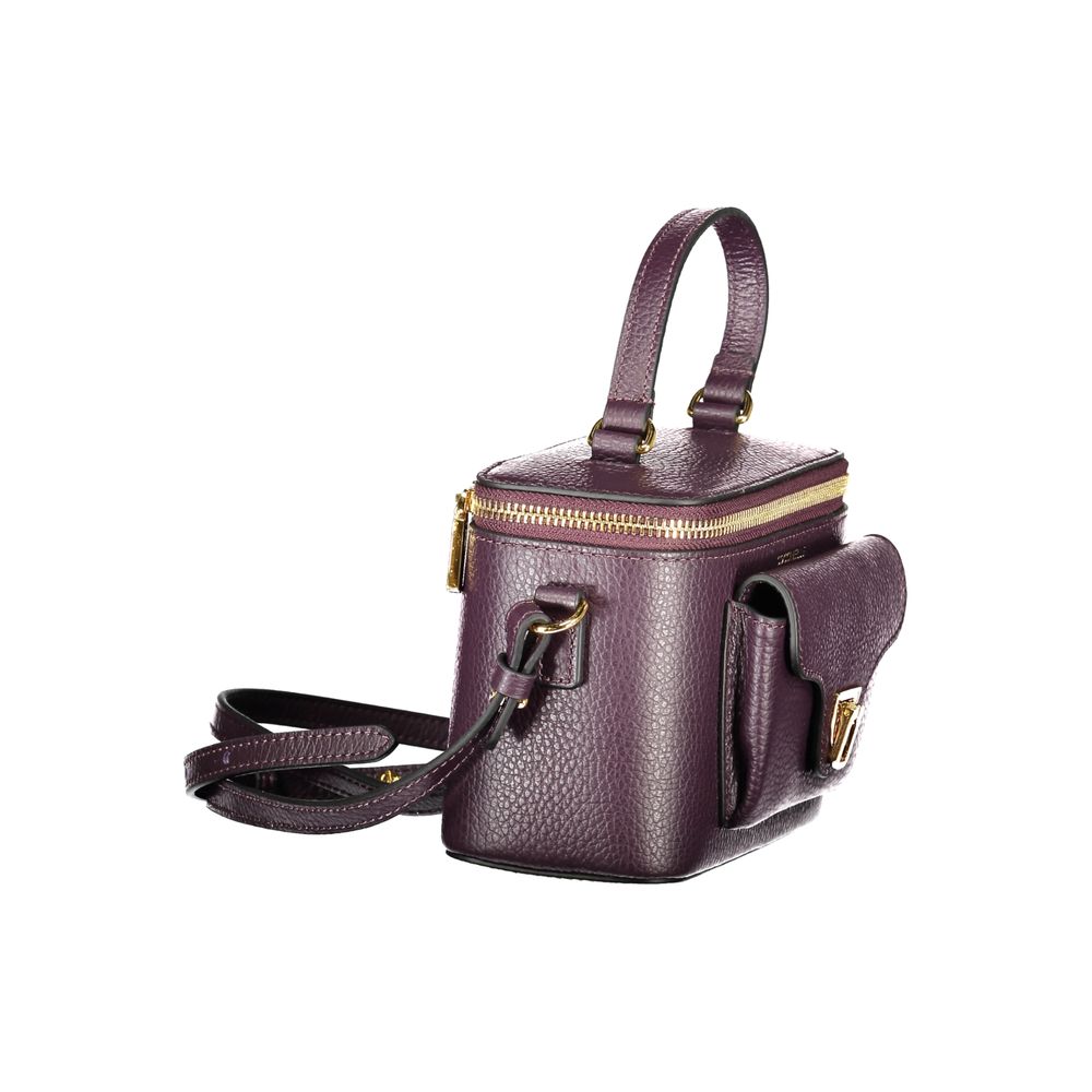 Coccinelle Paarse Leren Dames Handtas