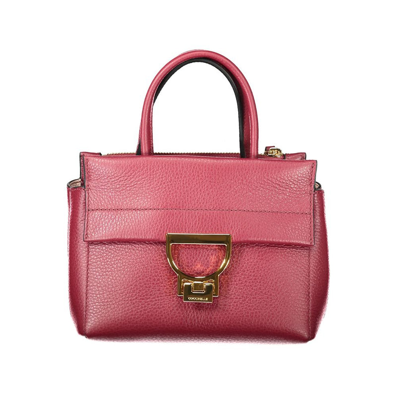 Coccinelle Arlettis Purple Leather Handbag for Women