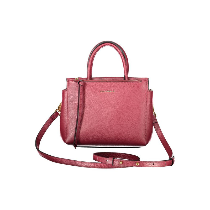Coccinelle Arlettis Purple Leather Handbag for Women