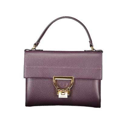 Coccinelle Paarse Leren Dames Handtas