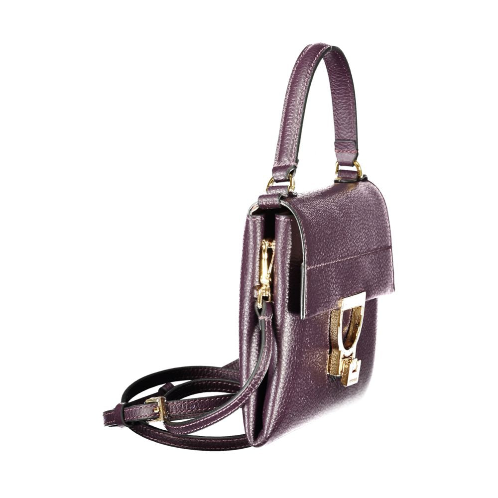 Coccinelle Paarse Leren Dames Handtas