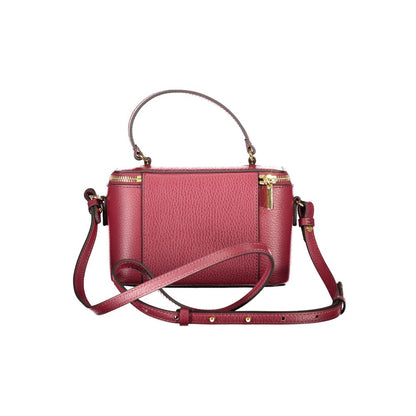 Coccinelle Paarse Leren Dames Handtas