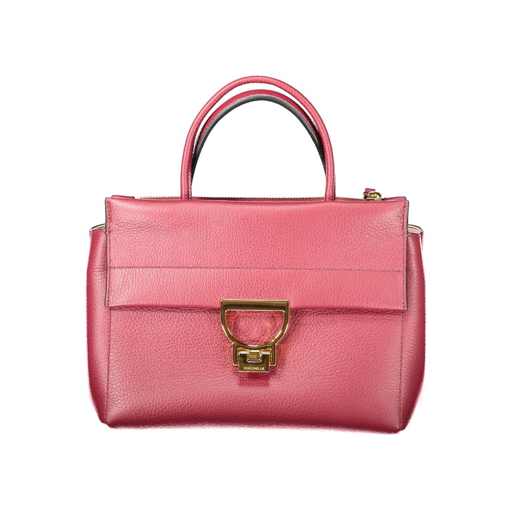Coccinelle Paarse Leren Dames Handtas