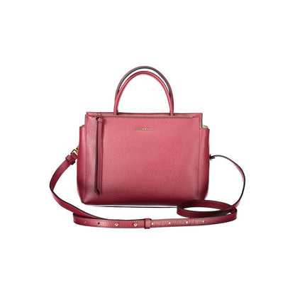 Coccinelle Paarse Leren Dames Handtas