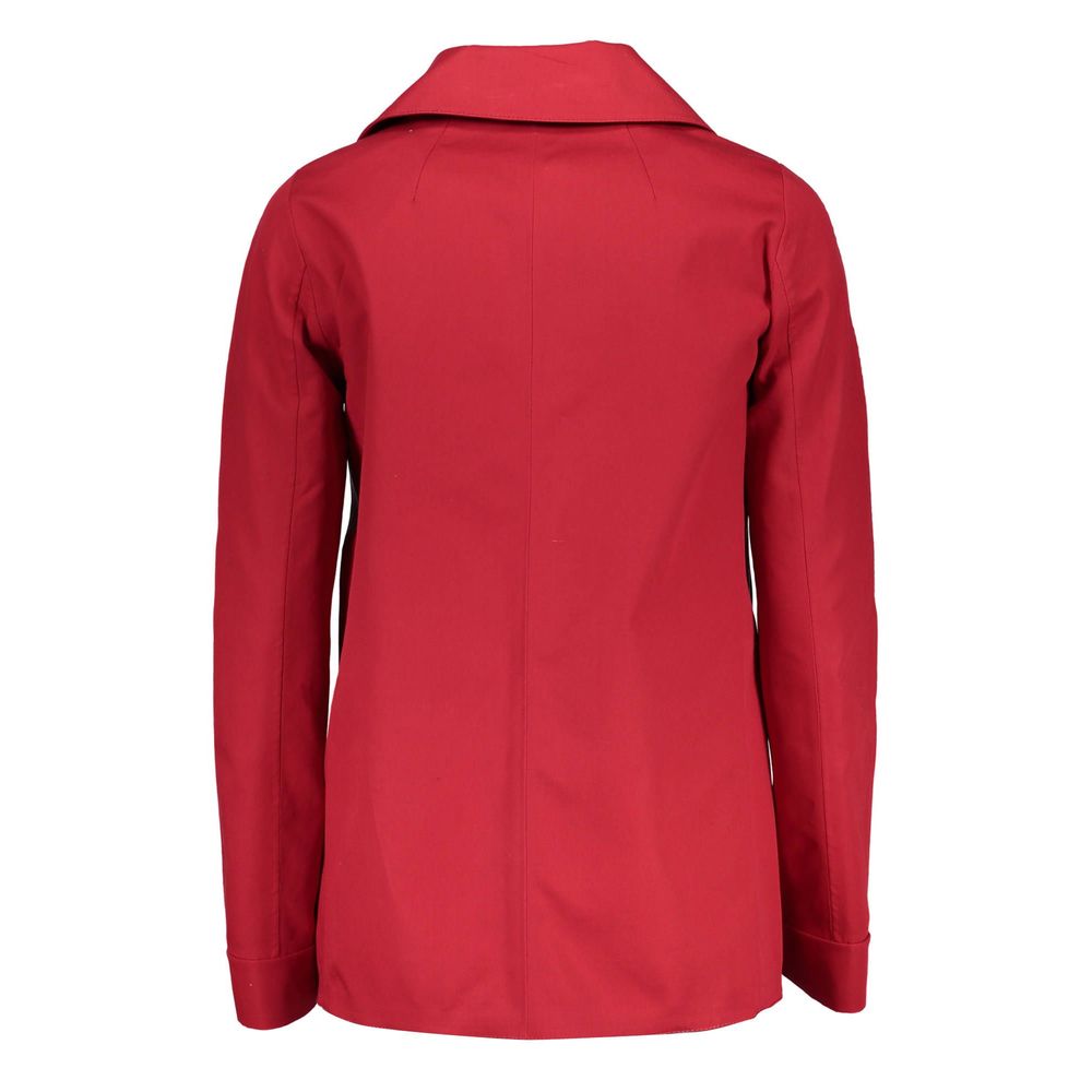 Gant Red Cotton Jacket & Coat - Élégant et Polyvalent
