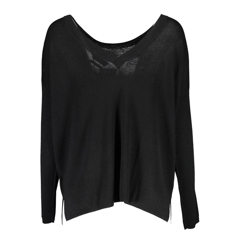 Gant Black Wool Sweater - Élégant et Confortable pour Femmes