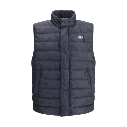 Gilet en duvet avec logo Etro