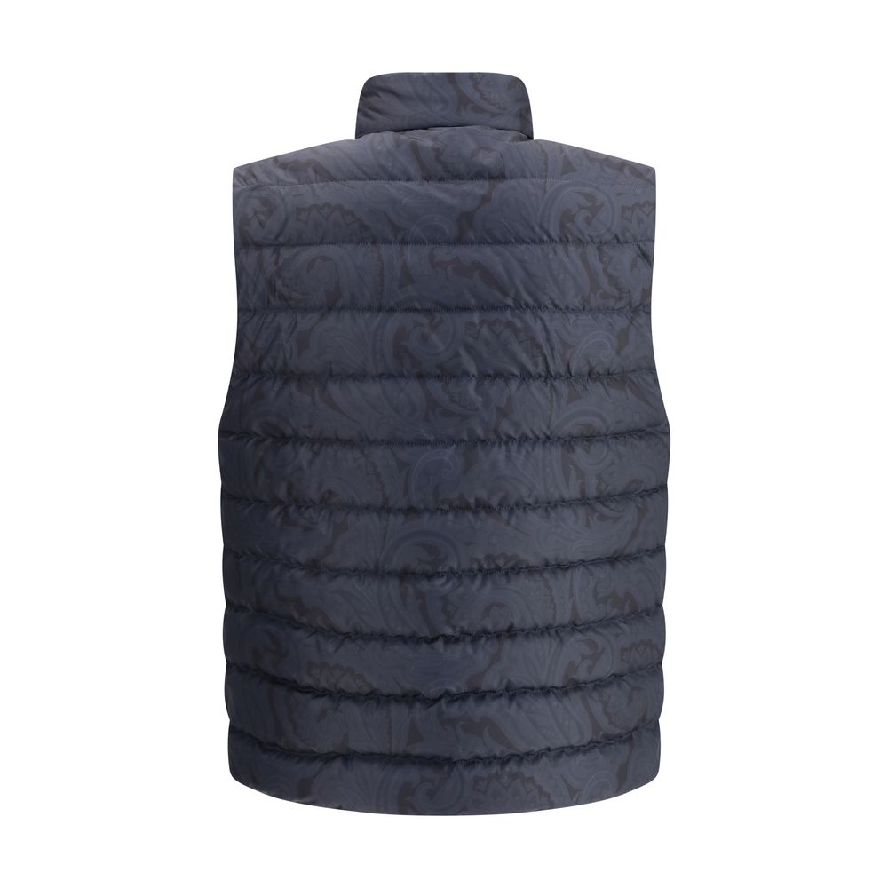 Gilet en duvet avec logo Etro