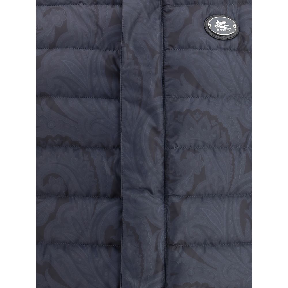 Gilet en duvet avec logo Etro
