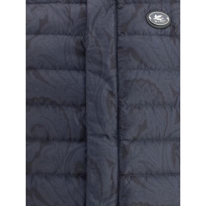 Gilet en duvet avec logo Etro
