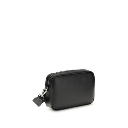 Sac à bandoulière Fendi FF en cuir et toile