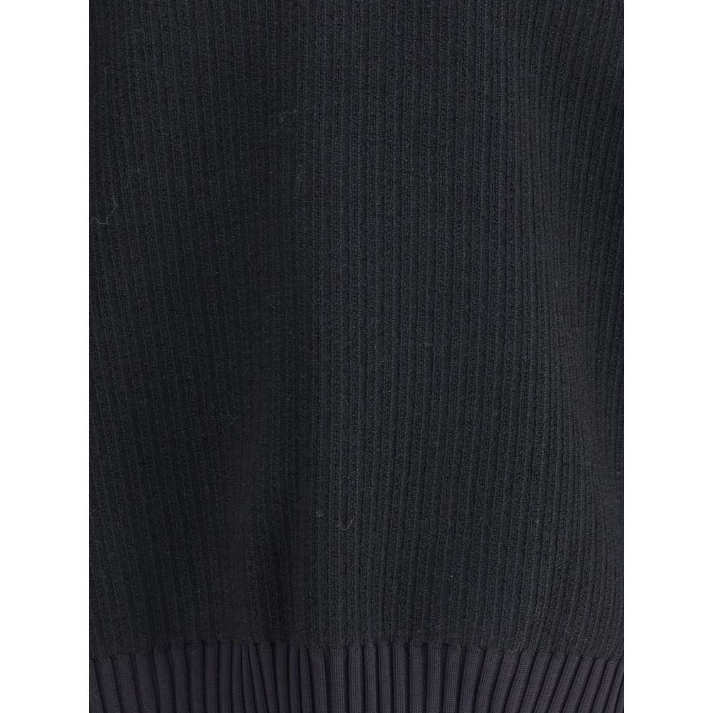 Y-3 Wool padded crew Sweater