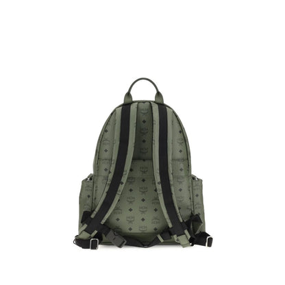 MCM bedrukte canvas Stark rugzak