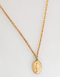 Pendentif collier homme Dolce &amp; Gabbana, médaille dorée sur chaîne en métal.
