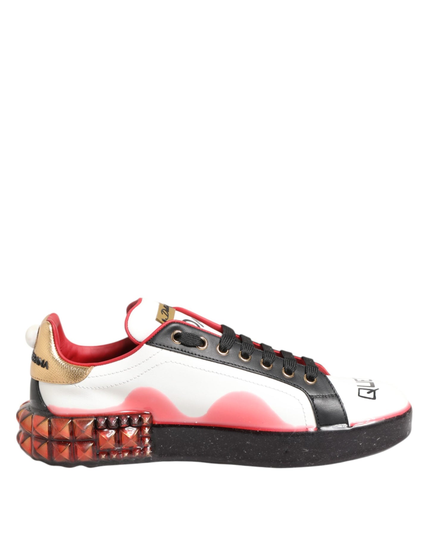 Dolce & Gabbana Multicolor Portofino Low Top Sneakers Shoes