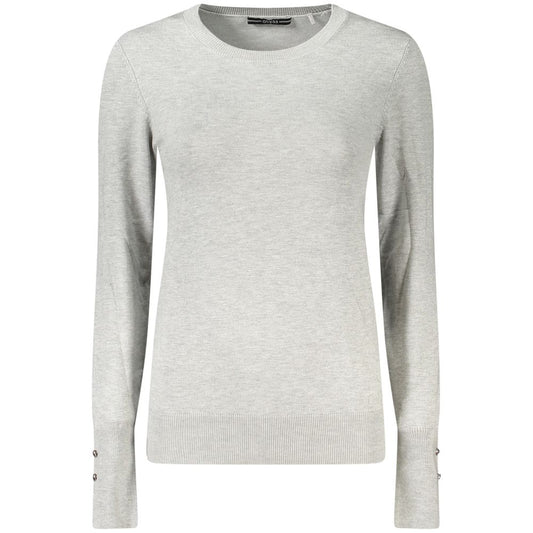 Guess Jeans Pull en Viscose Femme Gris