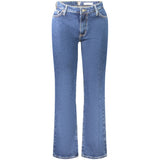 Guess Jeans G08 Mid-Rise Straight Jeans for Women - Blue