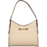 Guess Jeans Lefia Beige Handbag - Élégance et Praticité