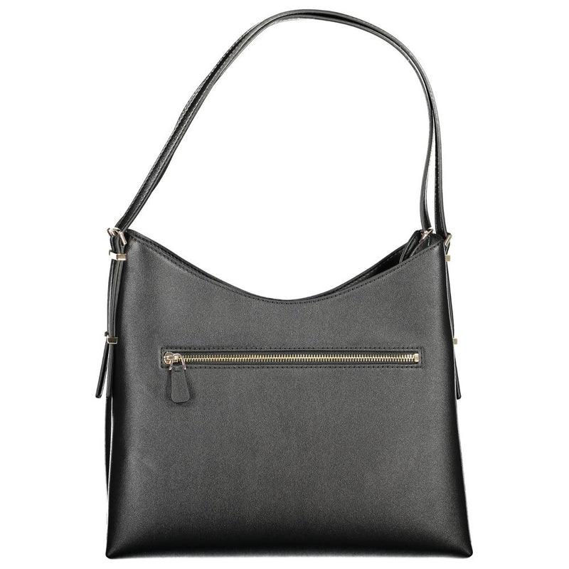 Guess Jeans Black LEFIA Handbag for Women - Élégance et Praticité