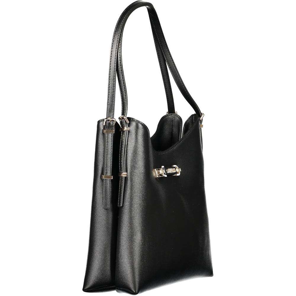 Guess Jeans Black LEFIA Handbag for Women - Élégance et Praticité