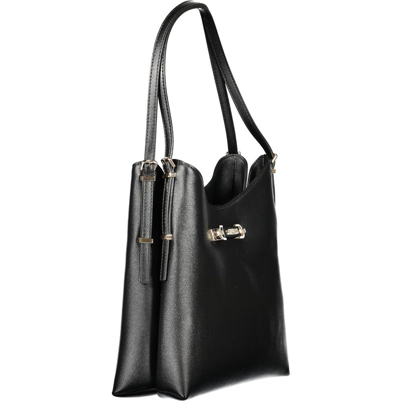 Guess Jeans Black LEFIA Handbag for Women - Élégance et Praticité