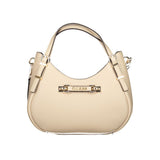 Guess Jeans Beige Lefia Handbag - Élégante et Polyvalente